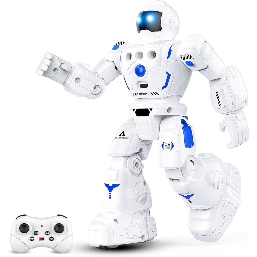 Brinquedos Robôs Para Crianças De 3 A 5 Anos , Robô De Controle Remoto Programável Com Caminhada , Deslizando , Cantando