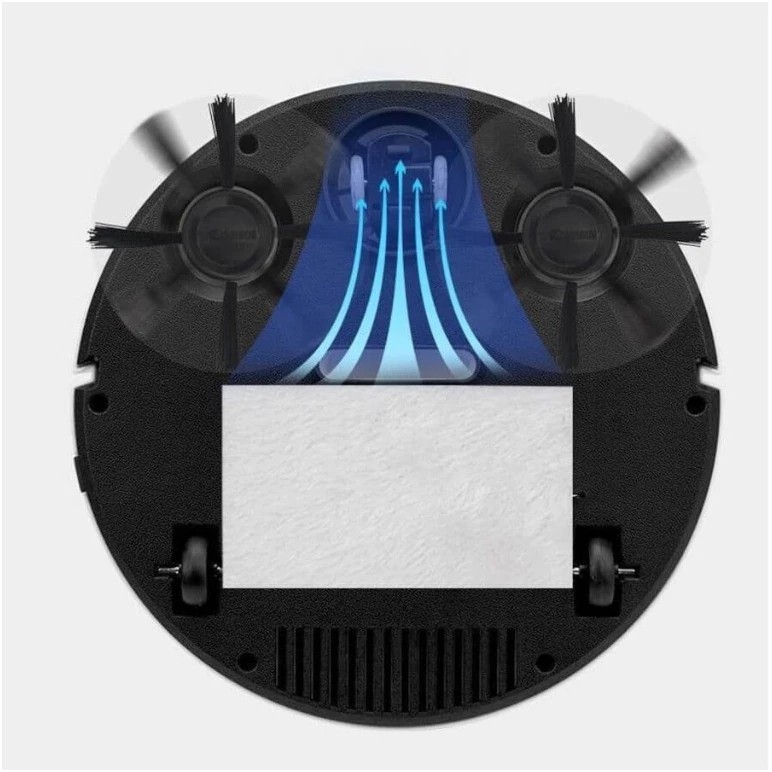 Robô Varredora/Aspirador De Pó 1200PA Automática 3 Em 1 Limpeza Doméstica Robótico Inteligente E Silencioso — imagem 2 de 2