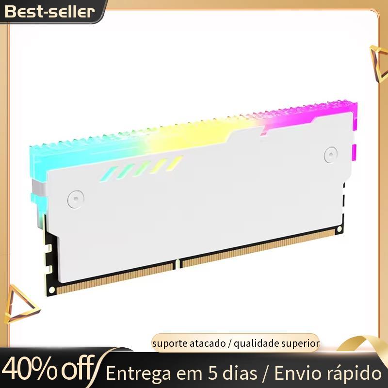 5V 3Pin RAM Dissipador De Calor Aura Sincronização DDR4 DDR3 Memória Com Almofada Térmica De Silicone Para Computador De