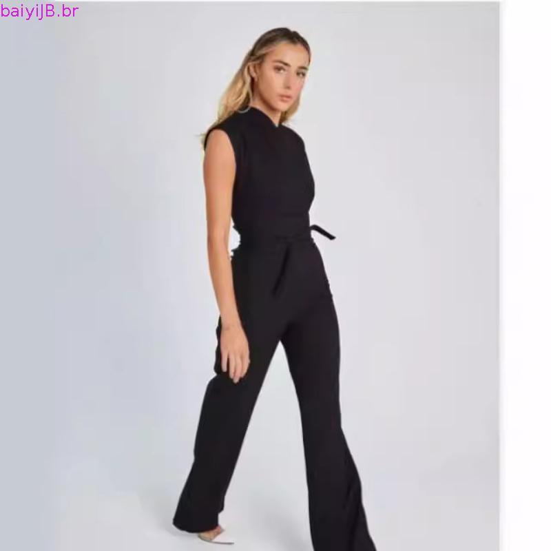 Calça Max Pantalona Wide Leg Social Cintura Alta Flare