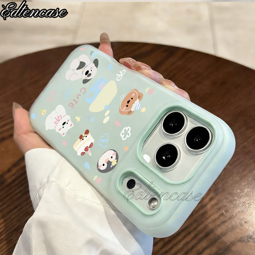 Para Samsung A17 A07 A06 A16 A55 A35 A54 A05S A05 A15 A14 A04S A03S Animais Bonitos 2nd1 Geléia Caso De Telefone EdtenCa