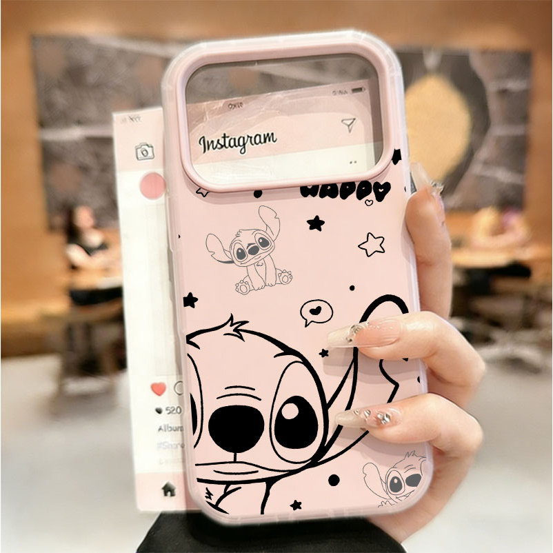 Linha Simples Dos Desenhos Animados Criatura Geléia Caso Para Samsung A56 A36 A17 A07 A26 A06 A16 A35 A54 A05S A05 A15 A