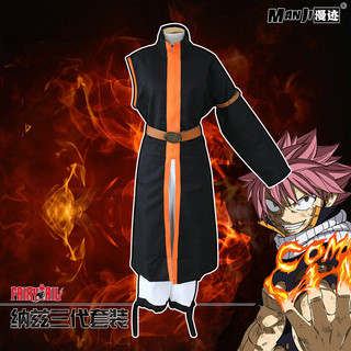 Fairy Tail COS Roupas Naz Doragnier Roupas de Terceira Geração Homens Mulheres Anime cosplay Traje