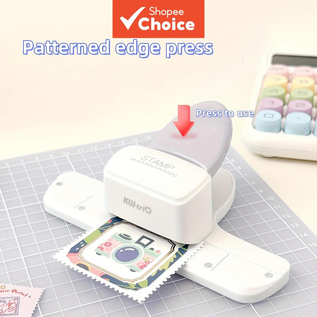 KW-triO Perfurador de Bordas | Cortador de Relevo para Scrapbook, Diário e Confecção de Cartões | Ferramenta de