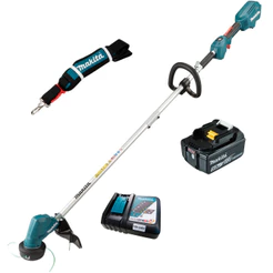 Kit Aparador De Grama Makita DUR192LZ 18V Bateria BL1850B E Carregador DC18RC