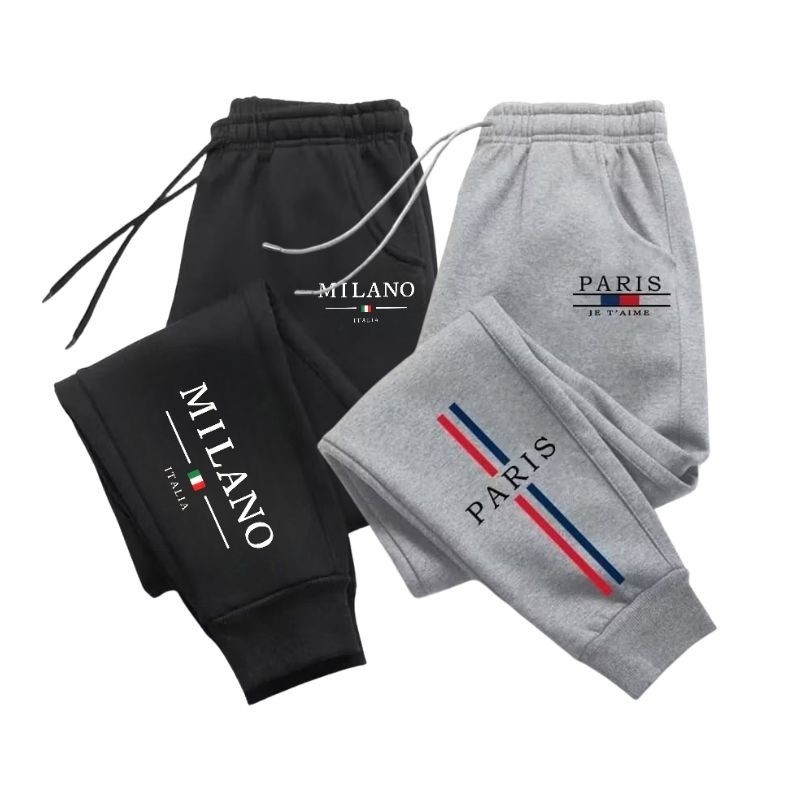 PROMOÇÃO Kit 2 Calças Masculina Moletom Jogger Flanelado Com Bolsos Confortavel Streetwear Algodão Envio imediato!!