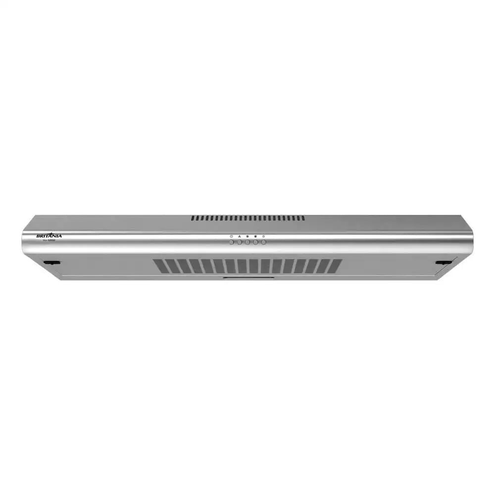 Imagem Depurador e Exaustor de Ar Slim Britânia 90cm 2 em 1 3 Velocidades Cinza 127V – BDR90I