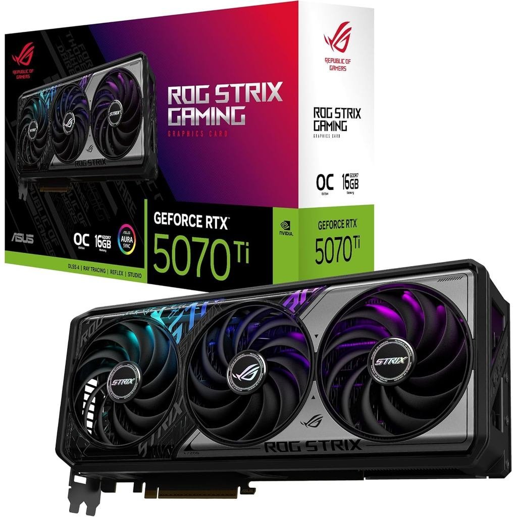 ASUS TUF GeForce RTX ™   Placa de Vídeo 5070 Ti 16GB GDDR7 Edição OC Branca, NVI