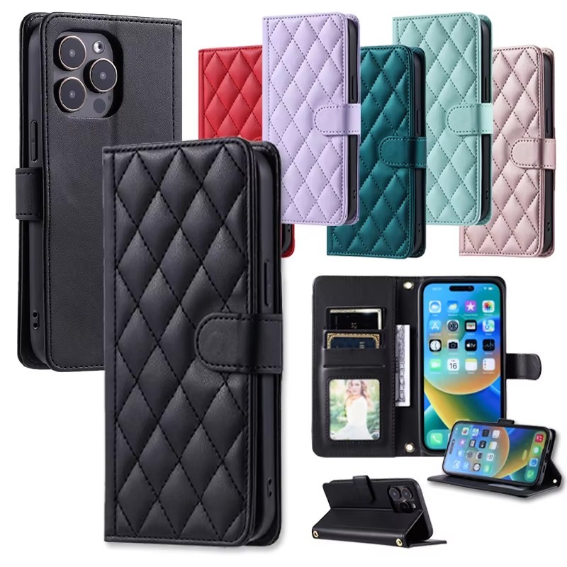 Samsung Galaxy S26 S25 Edge S24 S23 Ultra Plus A12 A32 A52 A51 A71 Leather Case Wallet Cover