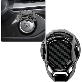 Capa para Botão de Partida do Motor de Carro Craedli Cool, Capa Protetora Anti-Risco em Liga de Zinco para Chave de Igni