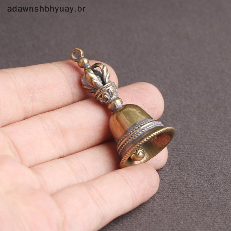 Imagem Adawnshubiuay Retro Cobre Sino Sinos De Vento Artesanato Em Latão Fundição Caindo Tibetano Bronze Idéias Pingente De BR