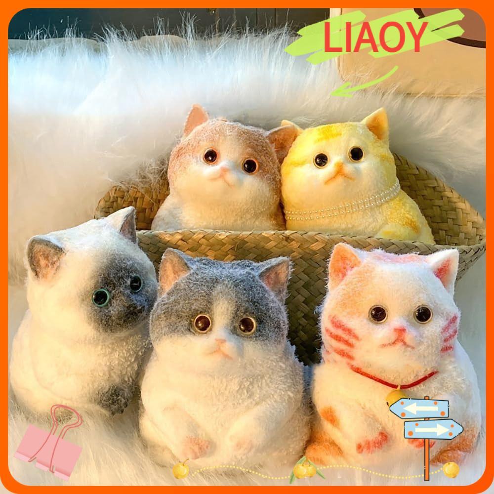 Brinquedos Macios Do Aperto Gato De LIAOYING , Brinquedo Lento Alívio Estresse Da Recuperação Silicone , Com Superfície