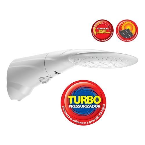 Chuveiro Lorenzetti Advanced Turbo Multitemperaturas 5500W 127V ou 7500W 220V Or