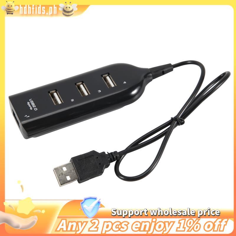 Hub USB 2.0 Multi-Divisor De Alta Velocidade Adaptador De 4 Portas Para Receptor De Laptop Acessórios De Computador Pret