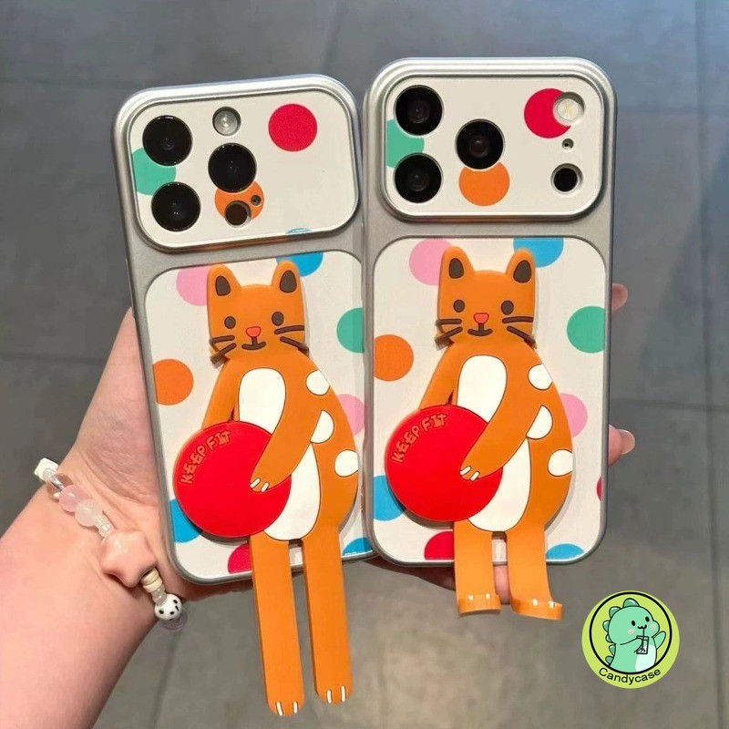 Caixa De Gato Bonito Com Suporte Para Samsung Galaxy A27 A37 A36 M36 F36 A35 A34 A33 A32 M32 A31 A26 A25 A24 A23 A22S M2