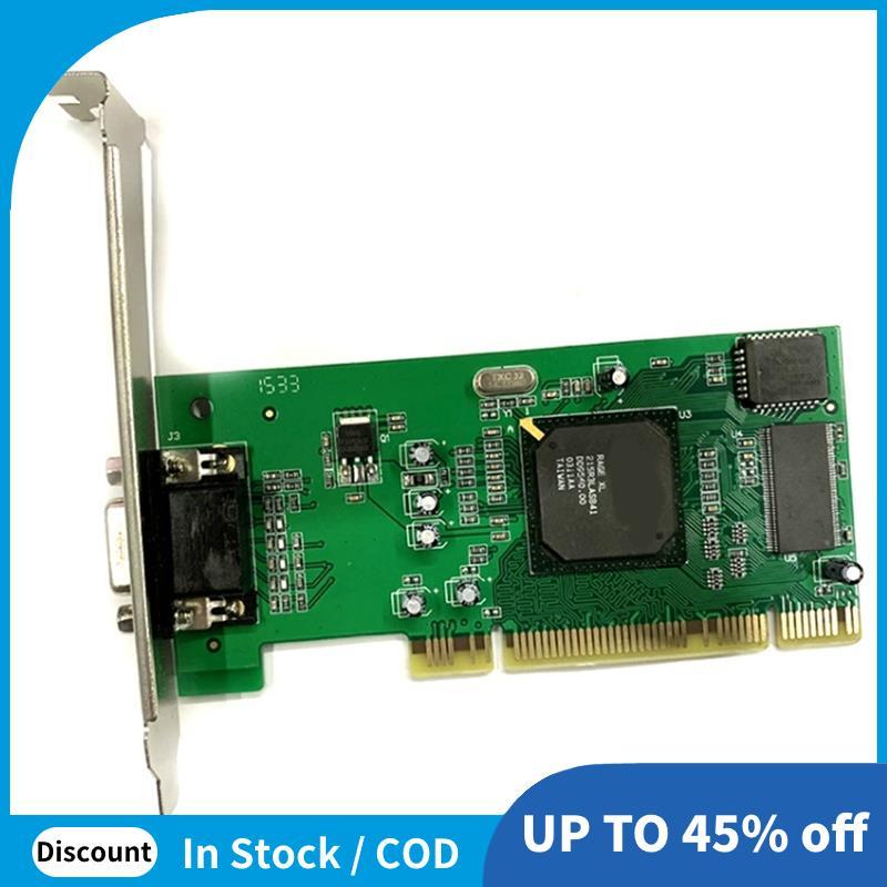 Placa Gráfica VGA PCI 8MB 32Bit Acessórios De Computador Desktop Multi Display Para ATI Rage XL