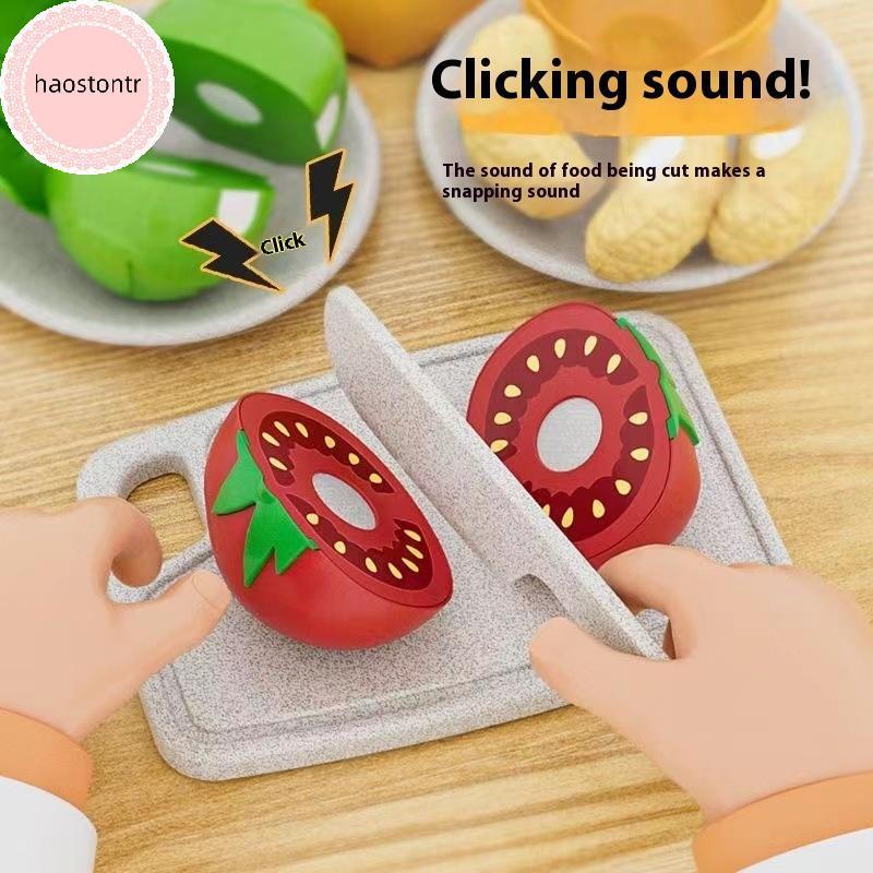 Haostontr 1 Peça Jogar Casa Dpress Brinquedos Educativos Montessori Colar Chechele Simulação Durian Melancia Brinquedo E