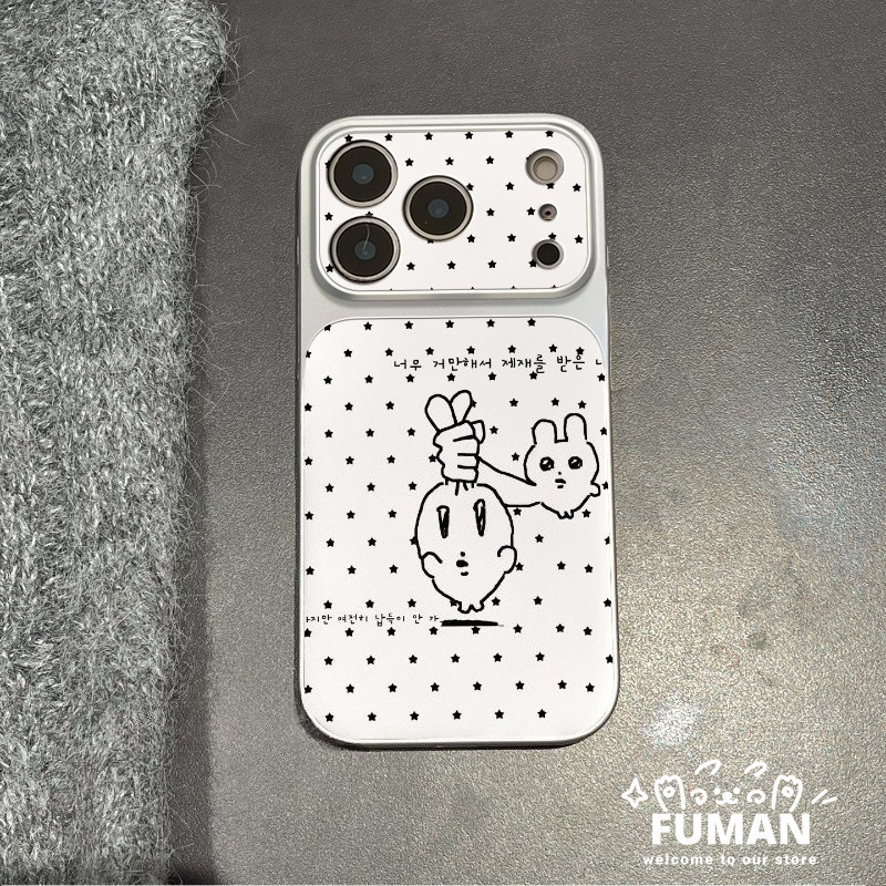Capa De Telefone Coelho Estilo Coreano Para Samsung Galaxy A07 A06 M06 F06 A05S M05 A04S A04E M04 F04 A03 Core A03S A02S