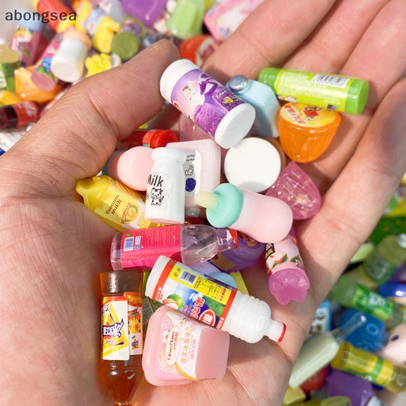 5 Pçs Bonito Casa De Bonecas Em Miniatura Supermercado Comida Snas Mini Bolo Bebida Para Boneca Acessórios Cozinha
