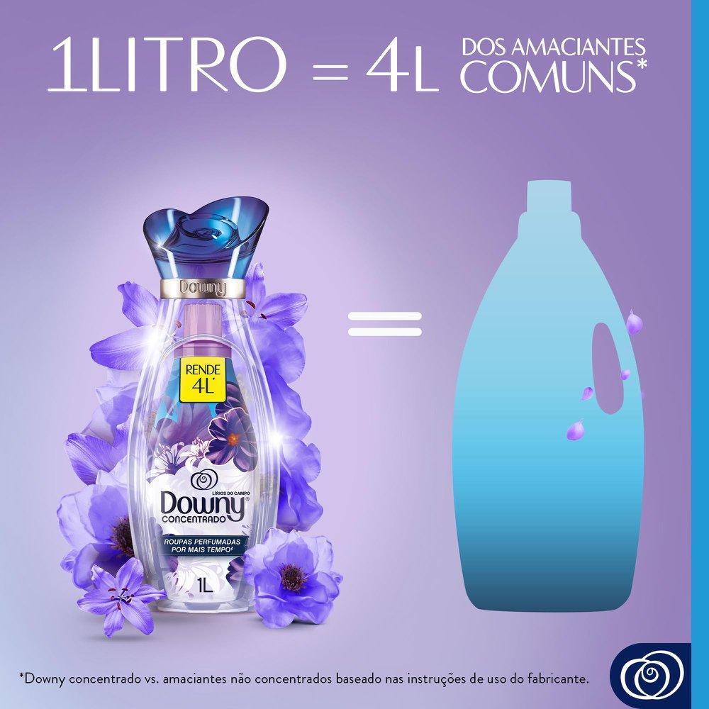 Downy Amaciante concentrado lírios do campo 1L — imagem 2 de 2