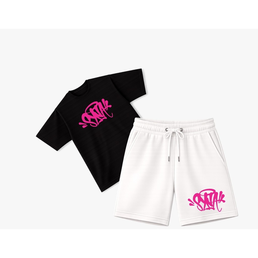 Conjunto Camiseta e Bermuda Estampada Estilo Gringo Streetwear