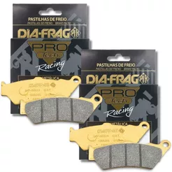 Kit de Pastilhas Metálicas P/ Bmw F700GS / Bmw F850GS Diafrag Pro Tech Racing