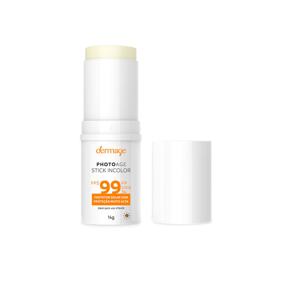 Protetor Solar Infantil Dermage Protoage Stick Incolor FPS 99 14g