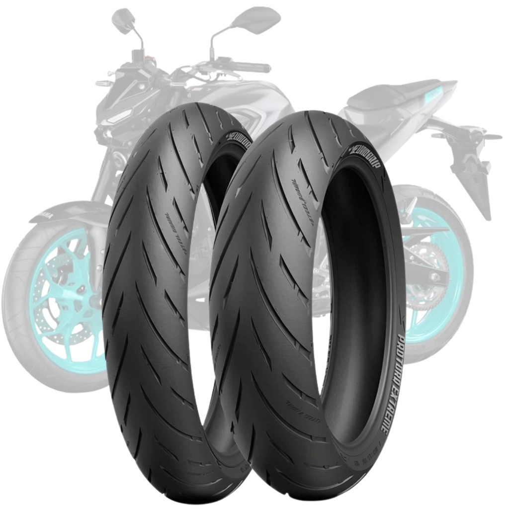PAR PNEU 110/70-ZR17 + 140/70-ZR17 RR PRO EXTREME RADIAL EUROGRIP CBR250R Ninja 250R 300 Z300 MT03 R3 Fazer 250