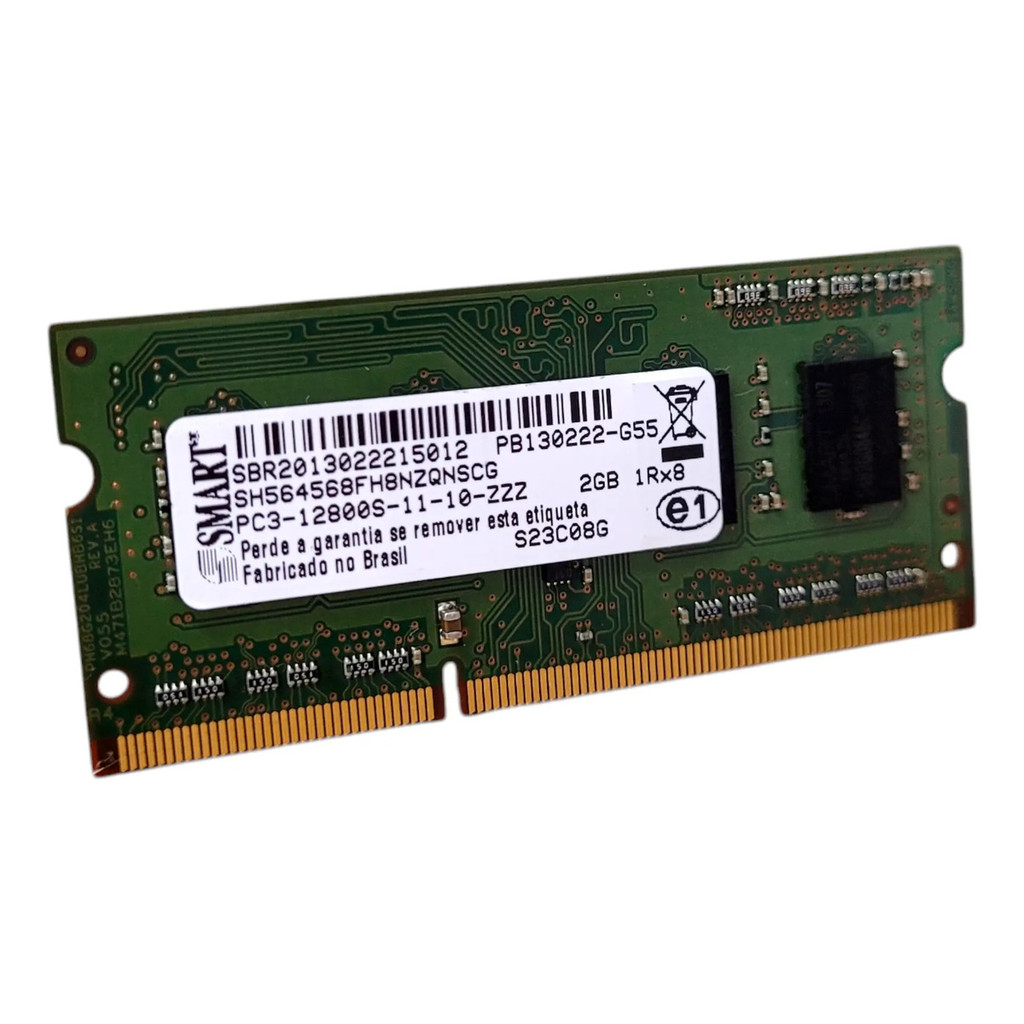 Memória Ram 2gb Smart Ddr3 1600mhz Pc3-12800s Notebook