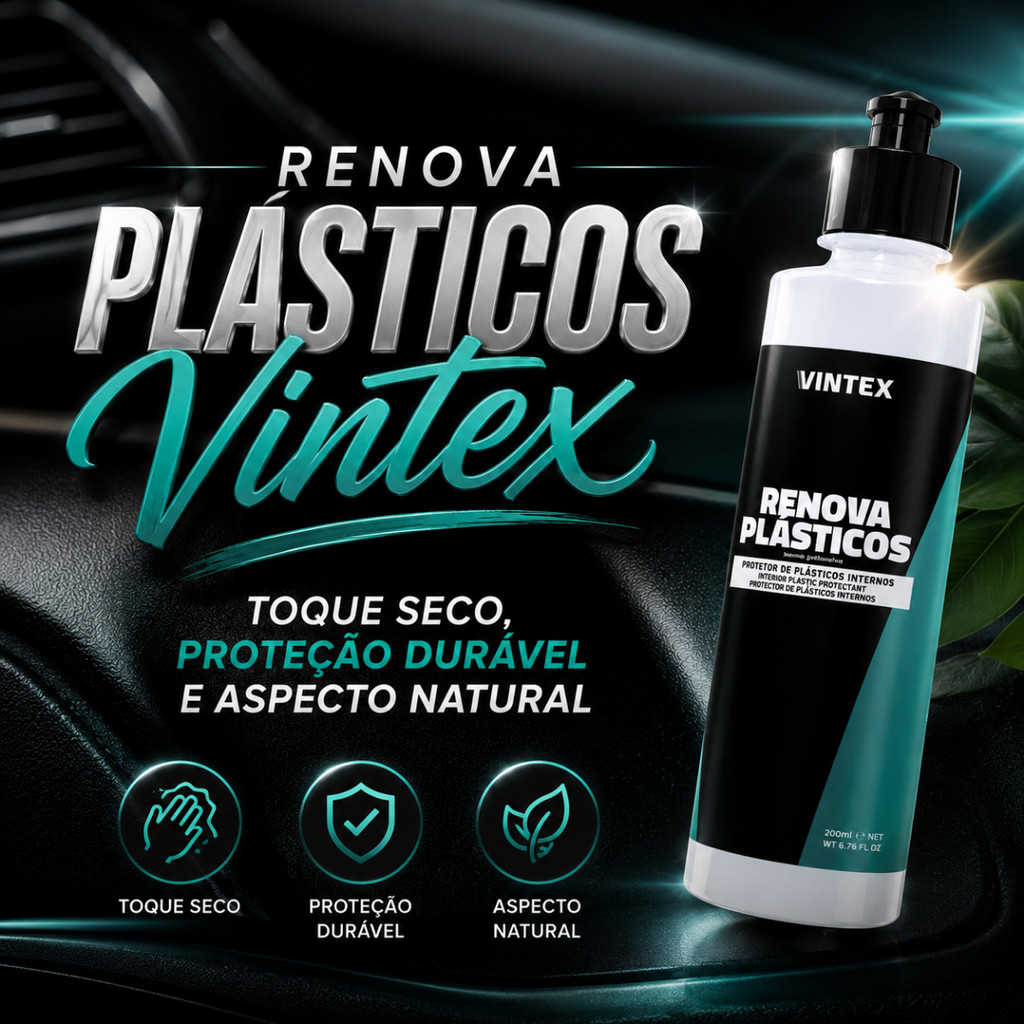 Renova Plásticos Revitalizador Painel Vonixx Vintex 200ml