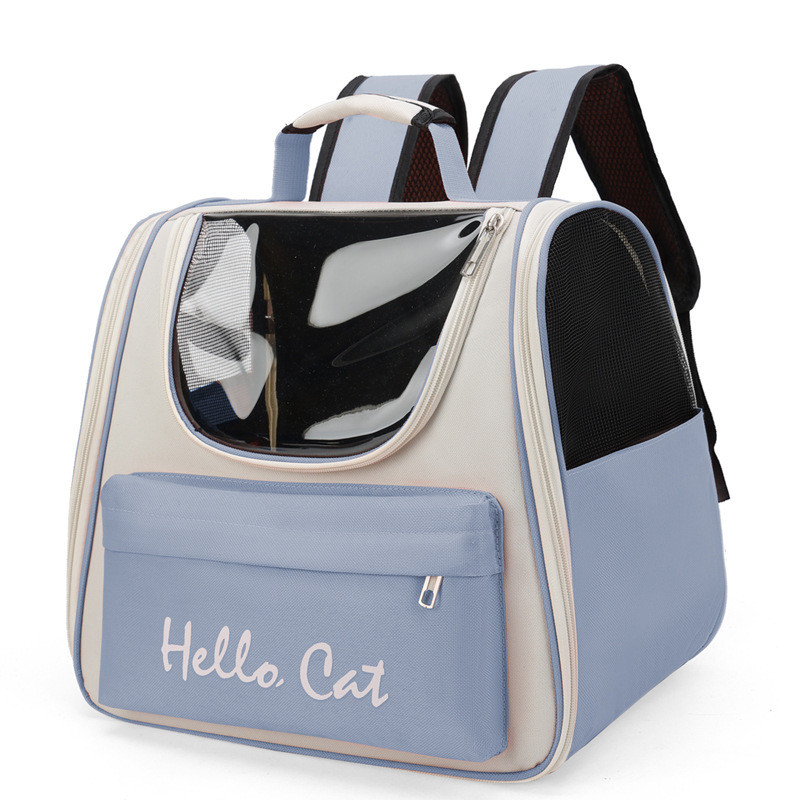 Gato outing saco passeio saco para animais de estimação grande capacidade mochila para animais de estimação carregando g