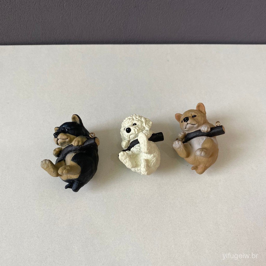 Brinquedos autênticos para cães, embalados soltamente, com figuras de animais fofas e realistas, adoráveis brinquedos e