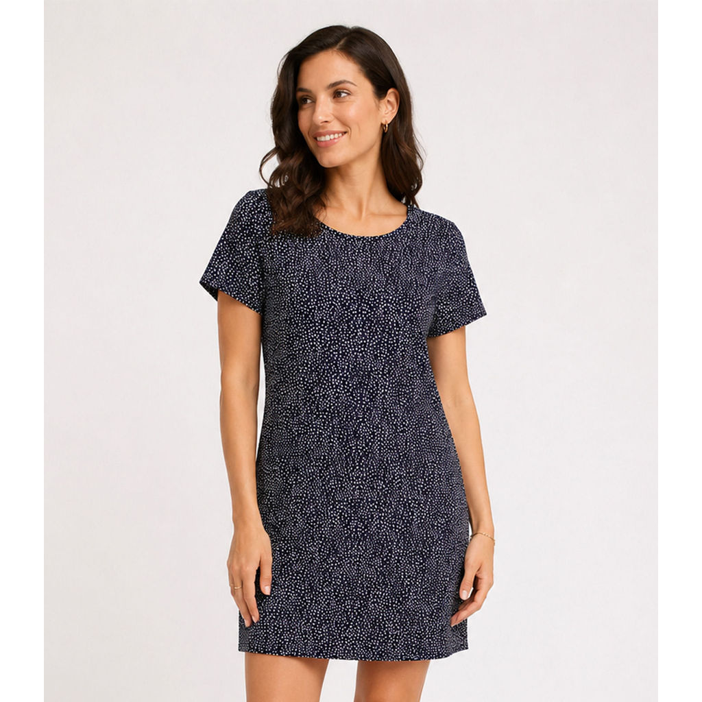 Vestido Feminino Estampado Select Azul