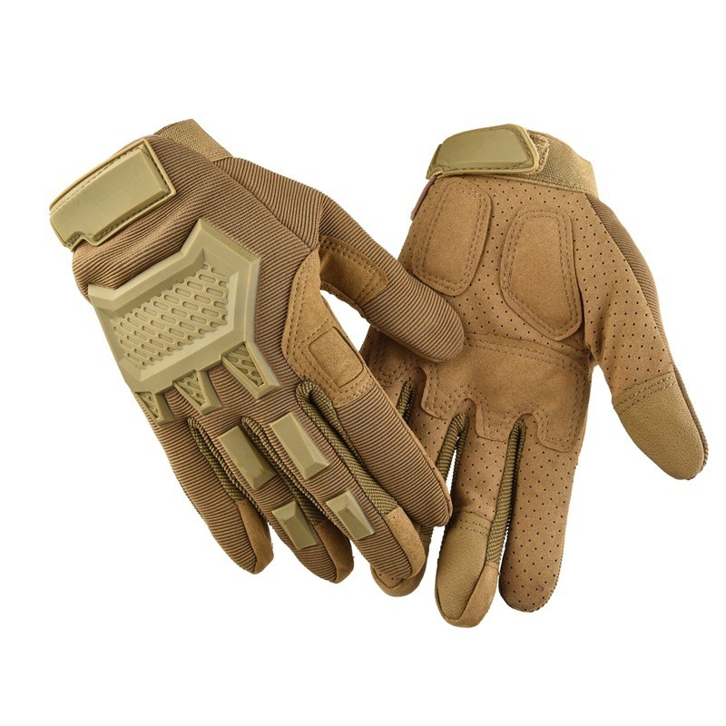 Luvas de dedo completo equitação motocicleta antiderrapante luta montanhismo luvas resistentes ao desgaste masculino