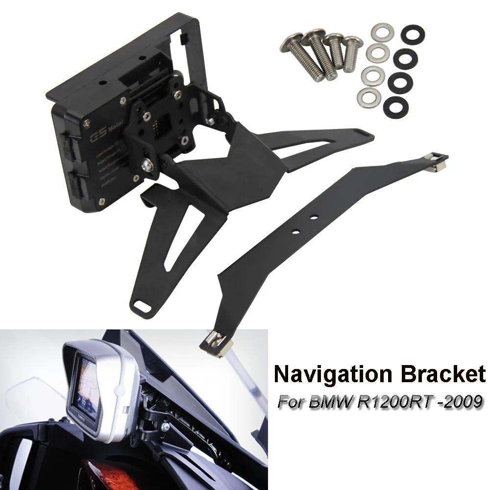 Para BMW R 1200 RT R1200RT Abaixo De 2009 2008 2007 2006 Suporte De Navegação Motocicleta Navegador GPS Carregamento USB