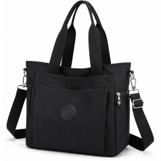 Bolsa Feminina Grande Nylon Impermeável Alça Ombro Transversal Notebook Trabalho Faculdade Viagem