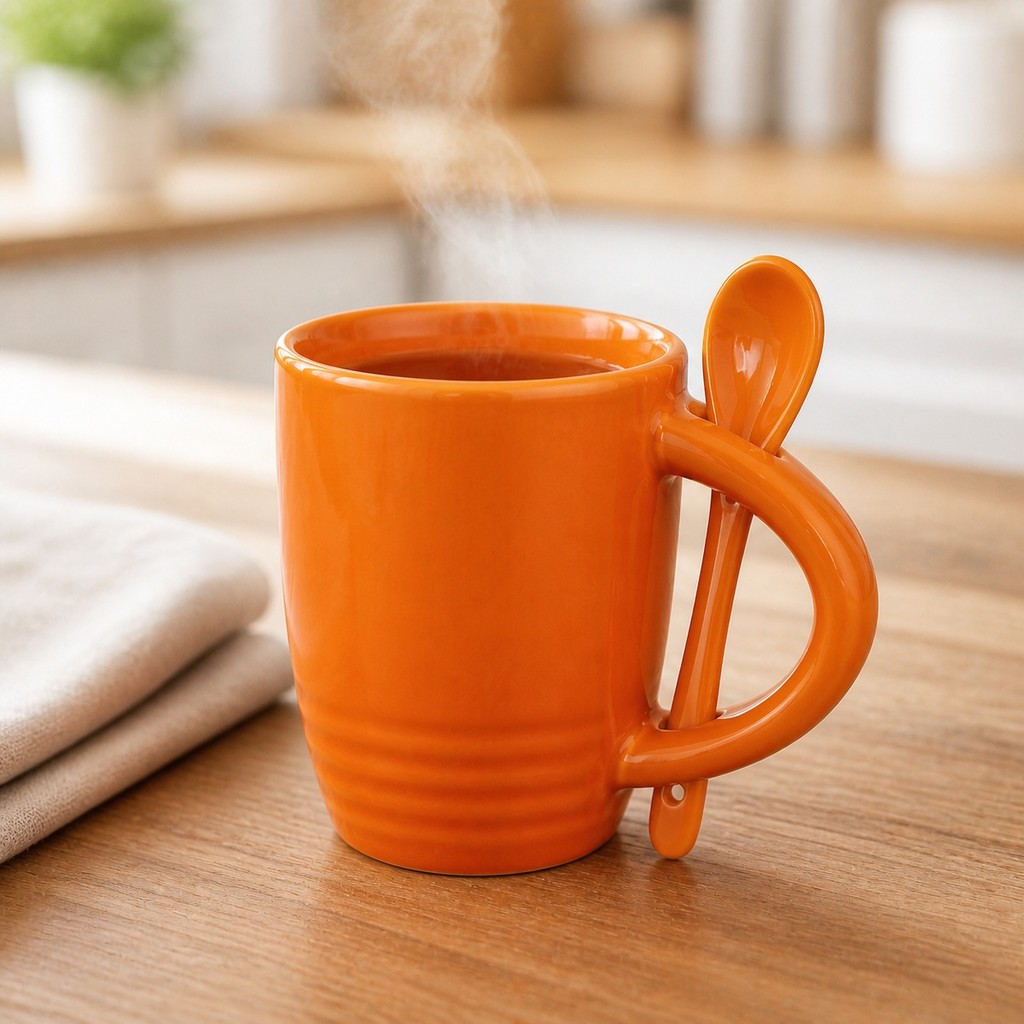 Caneca Com Colher Le Chef 100ml Hauskraft Premium — imagem 2 de 2