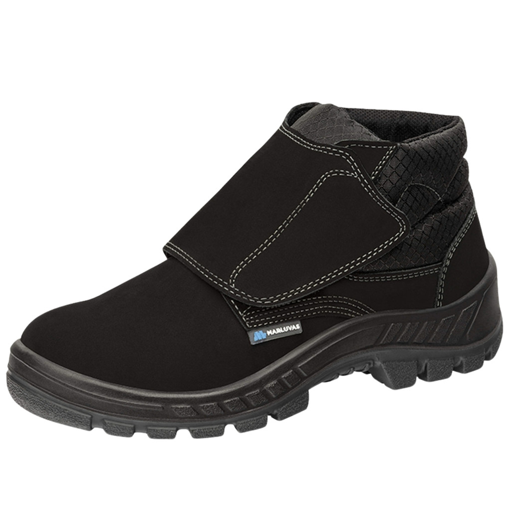BOTA SEGURANÇA MARLUVAS VELCRO 50B26CB-VEL-BP BICO PVC PRETO