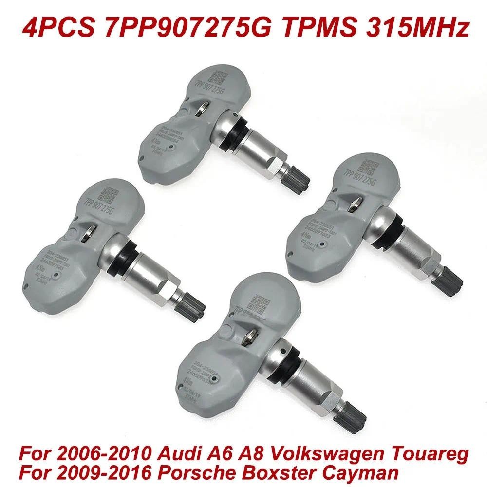 4Pcs 315MHZ TPMS Sensor De Pressão Dos Pneus 7PP907275G Para 2006-2010 Audi A6 A8 VW Touareg 2009-2016 Porsche 911 Boxst