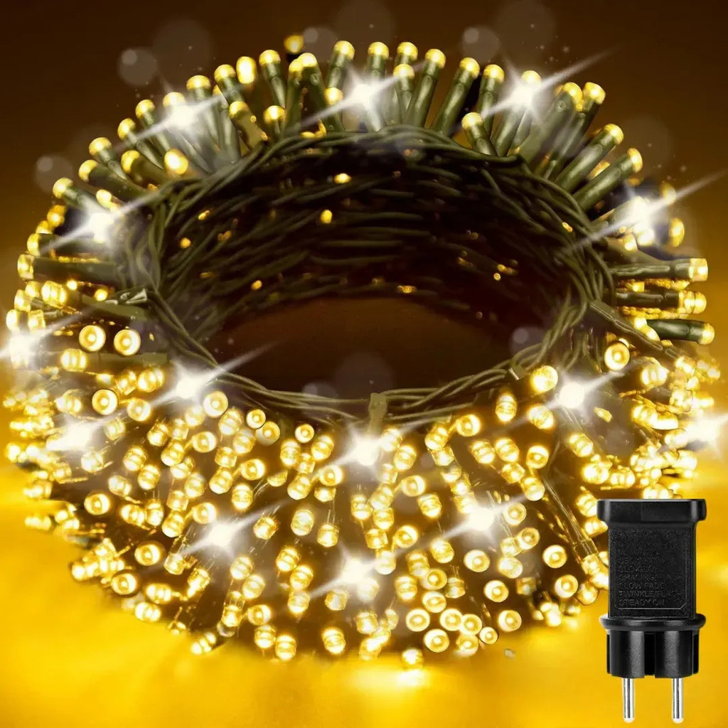 Pisca Led Cordão Estrobo 40 Metros 1400 Leds Decoração Natal