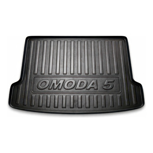 Tapete Bandeja Porta Malas Omoda 5 2026-2027 Carbag 24.01 Preto 3D 5D Borda Alta Impermeável — imagem 2 de 2