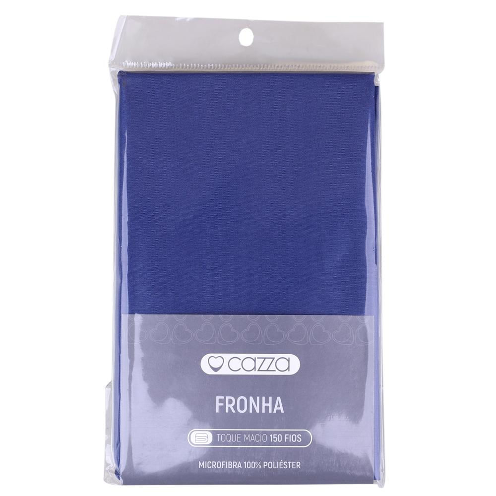 Fronha 50x70cm Microfibra 150 Fios Cazza Azul