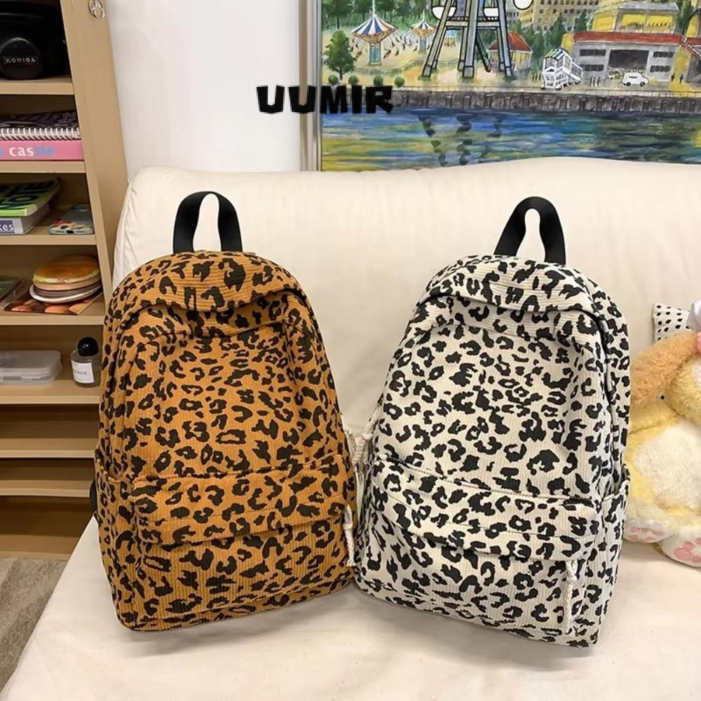 Mochila Escolar Umir, Leve para Estudantes Universitários, Grande Capacidade, Mochila Casual de Viagem com Estampa de Le