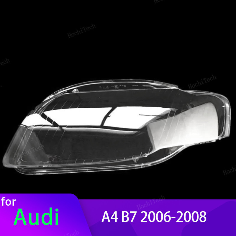 Caixa Transparente Faróis Dianteiros Lente Escudo Capa De Lâmpada Para Audi A4 B7 2006 2007 2008 Alta Qualidade . 0