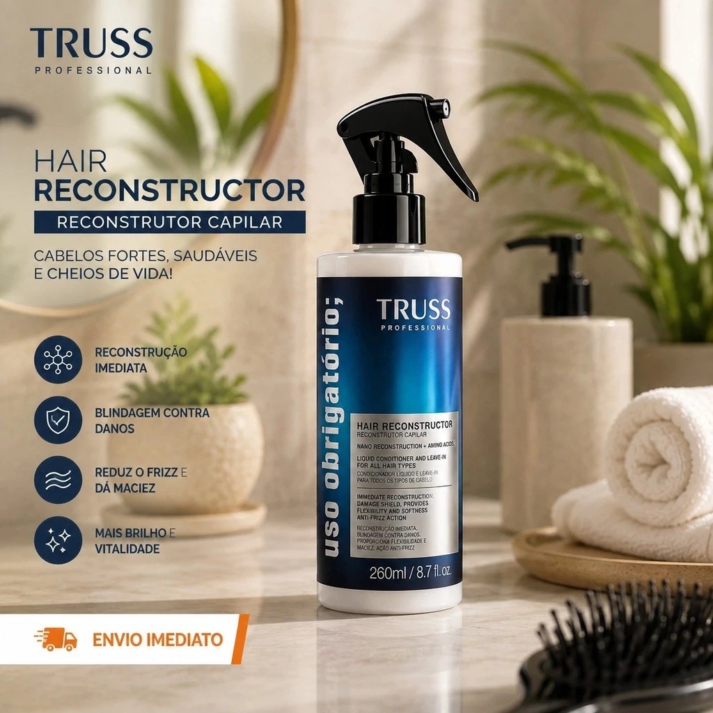 Spray Tratamento Reconstrutor 260ml Uso Obrigatório