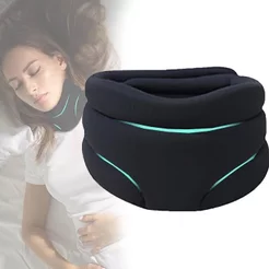 Anti Ronco , Coleira Cervical De Espuma Macia , Suporte De Pescoço Ajustável Para Dormir Cervicorretivo Mulhere