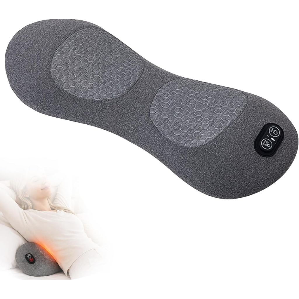 CureTripleFusionMassager, CureMassage, Vibração, Aquecimento, Inflação e Desinflação, Design Ergonômico, (Cinza)