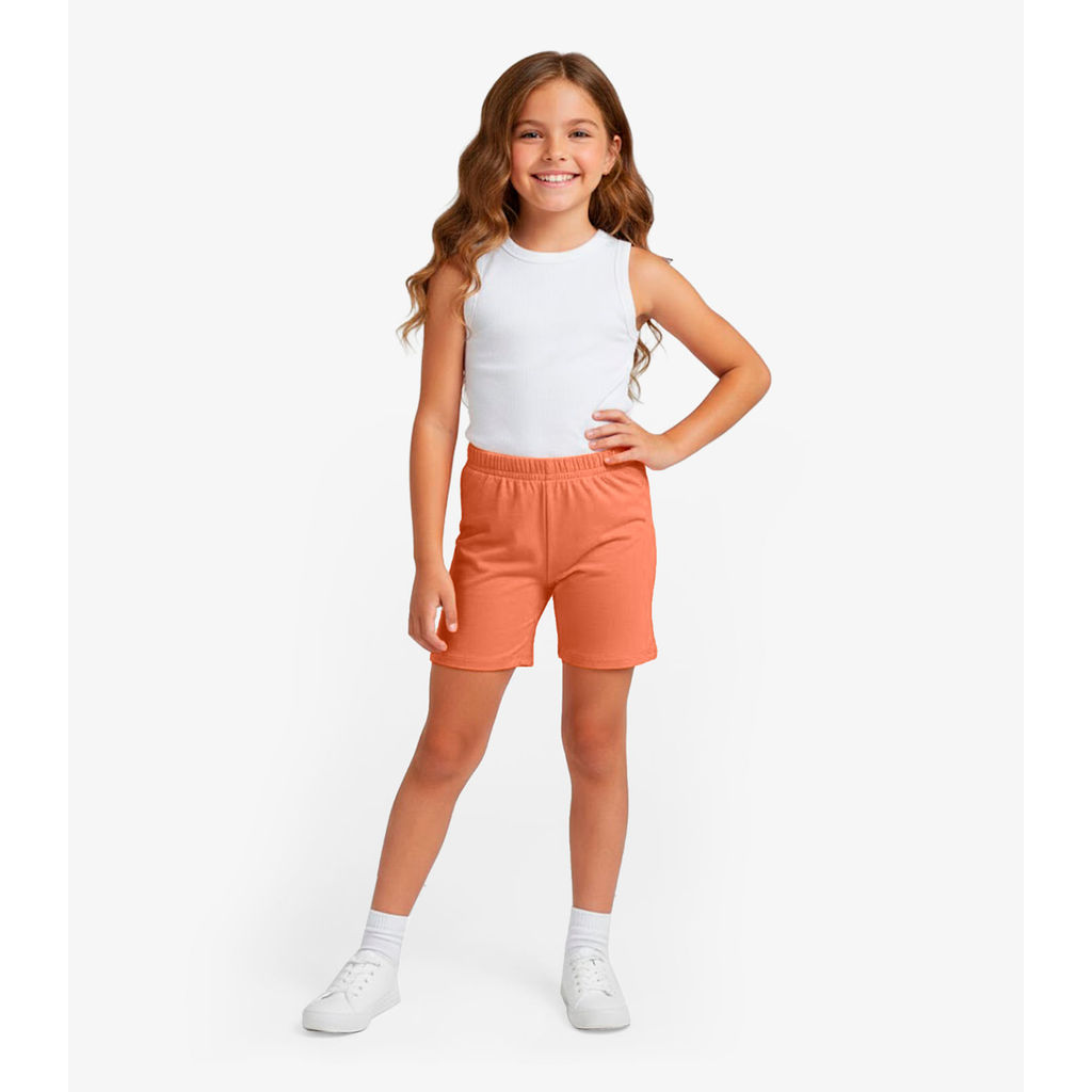 Bermuda Ciclista Infantil Básica Soletex Marrom