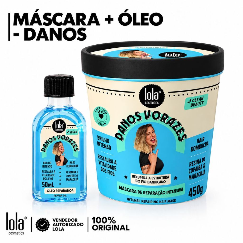 Kit Danos Vorazes - Mascara Danos Vorazes + Óleo Danos Vorazes