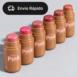 Blush Stick Bastão Multifuncional Pink 21 Cor Natural Efeito Glow Maquiagem Facial